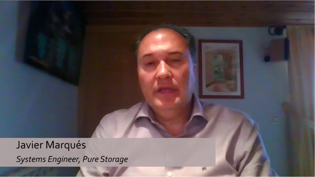 Javier Marqués Pure Storage Entrevista Foro Data Driven